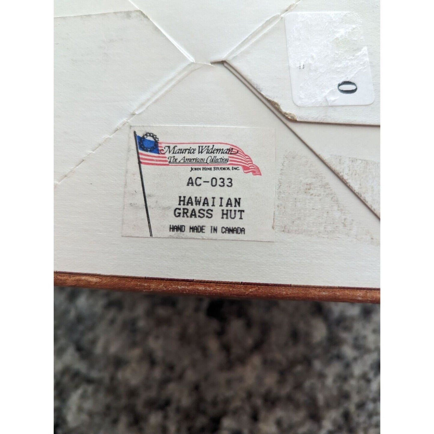 David Winter John Hine American Collection Hawaiian Grass Hut NEW