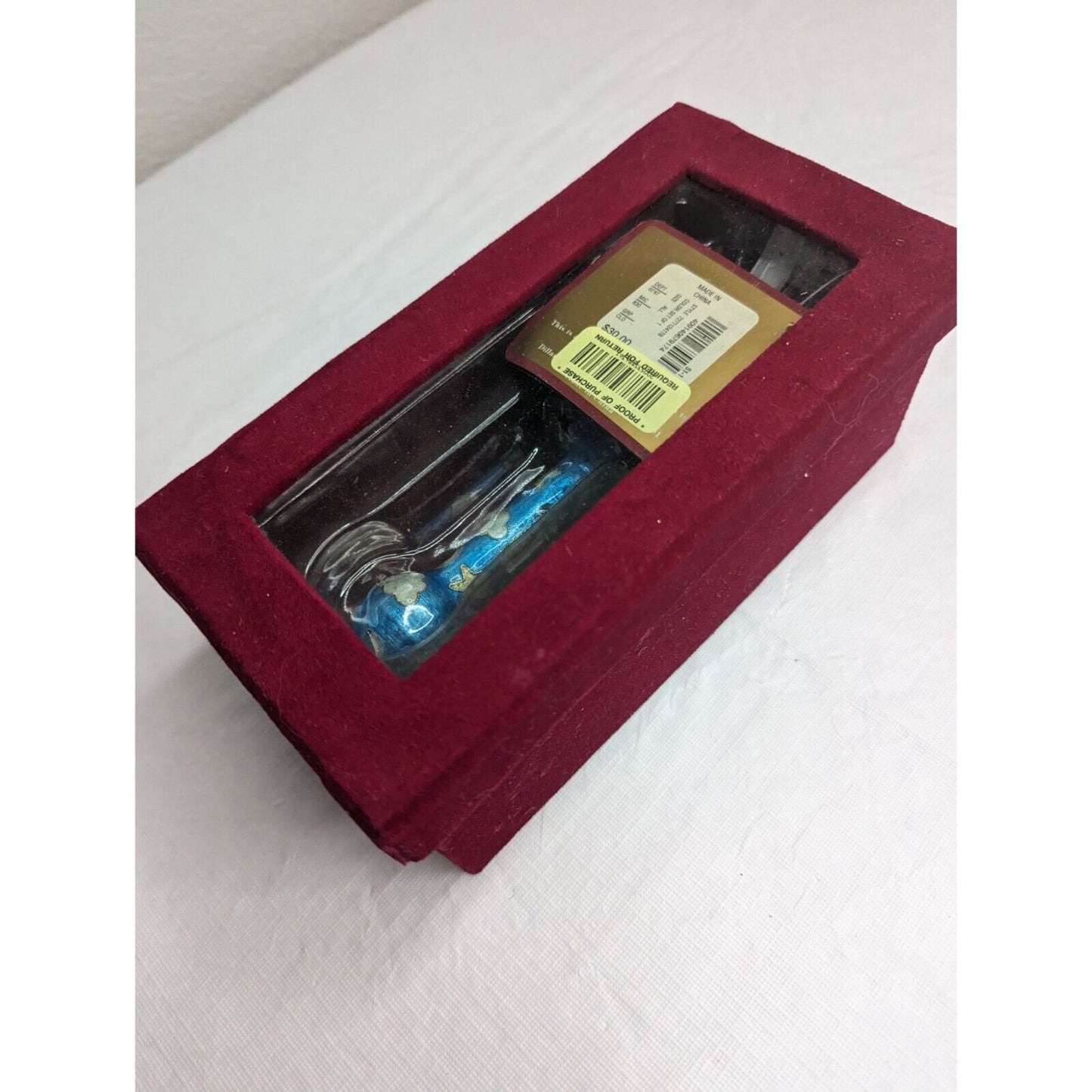 Dillards Trimmings Babys First Christmas Rattle Tree Ornament Glass