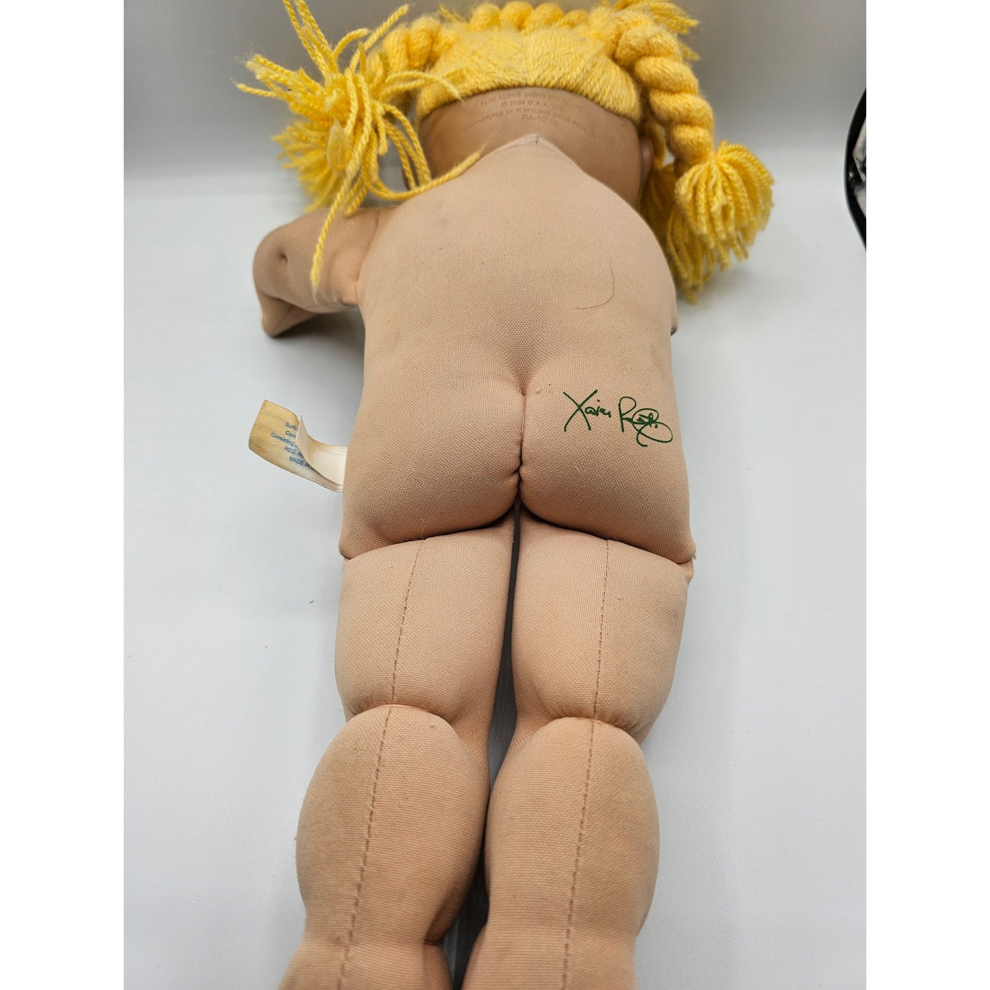 Cabbage Patch Girl Doll Play Around Blonde Girl Blue Eyes PA-10