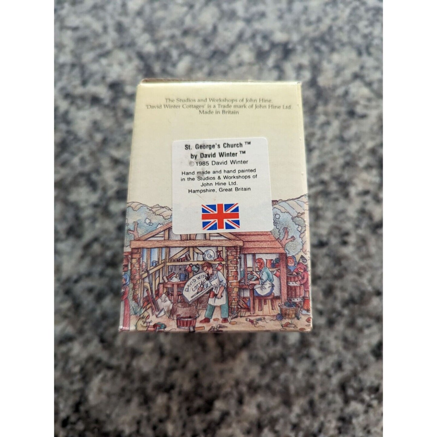 David Winter Cottages st George's church box