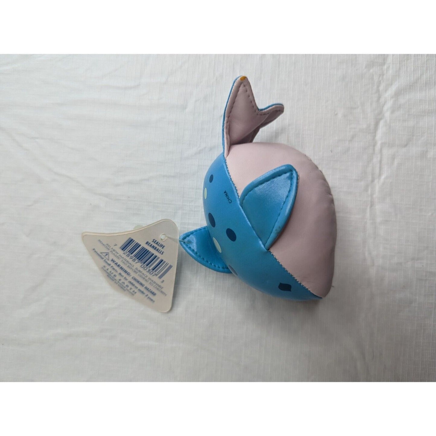 Vintage Sealife Beanballs Toss and Catch Whale Toy NEW