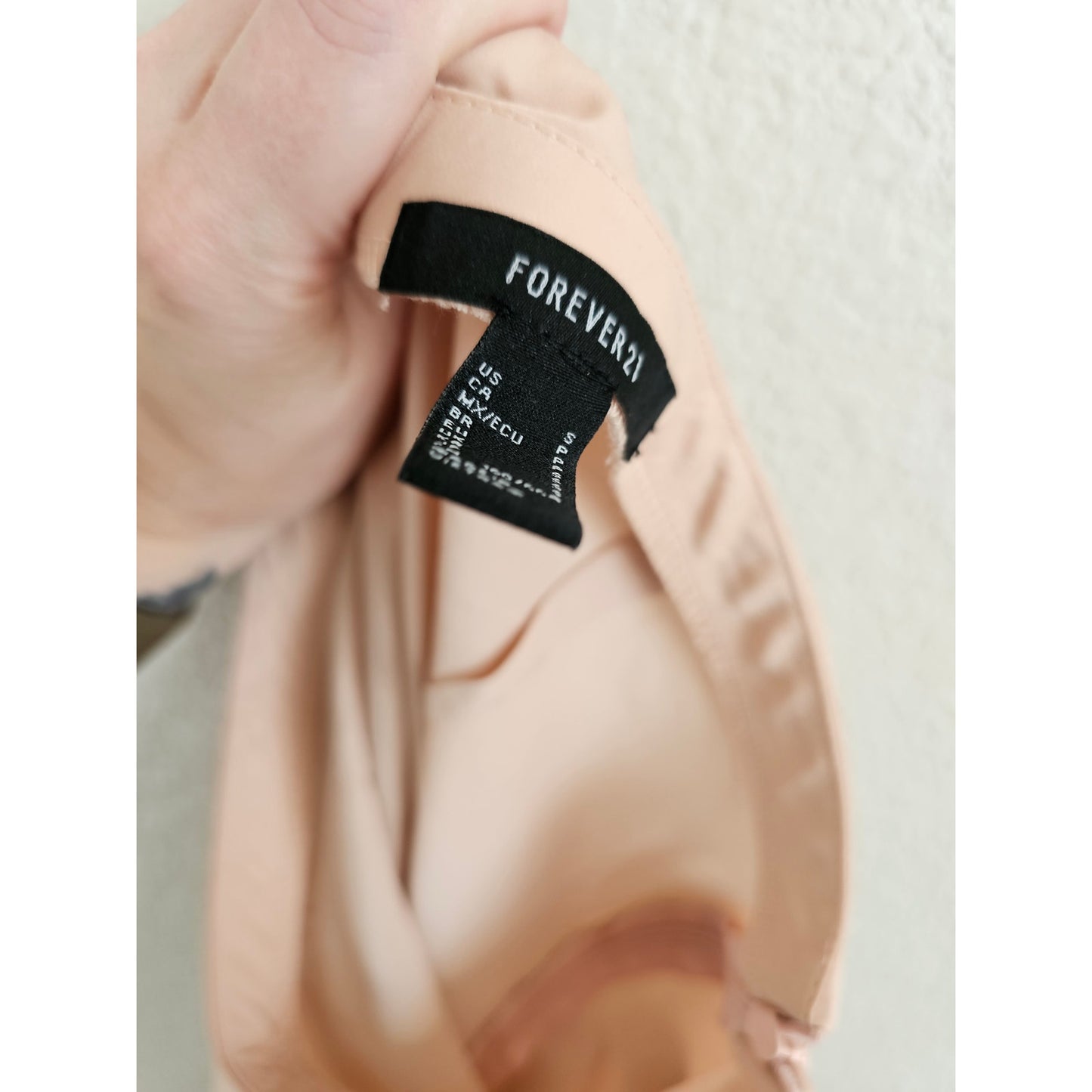 Forever 21 Womens Sz S Maxi Length Light Blush Pink Satin Skirt NEW