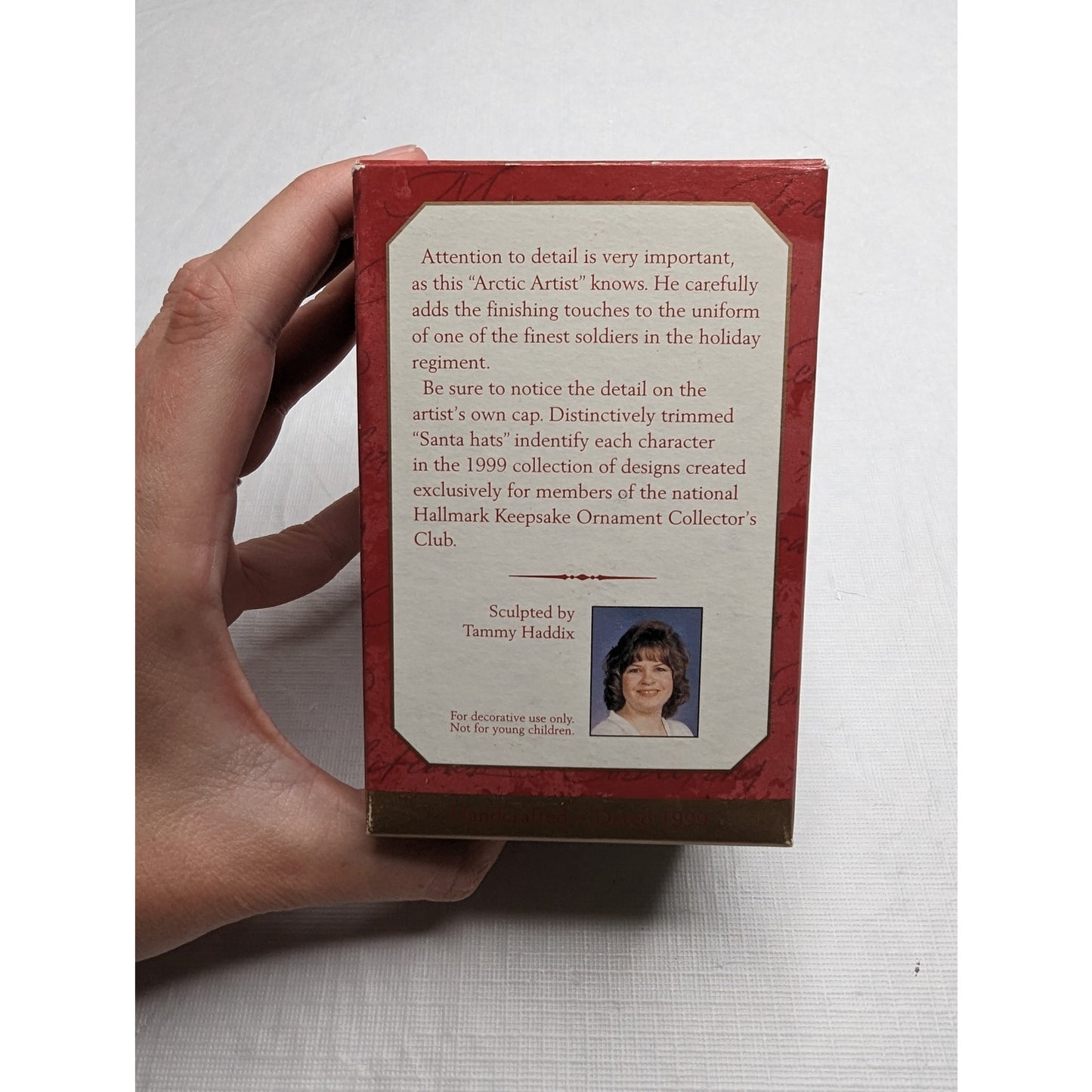 Hallmark Keepsake Christmas Ornament 1999 Membership Arctic Artist