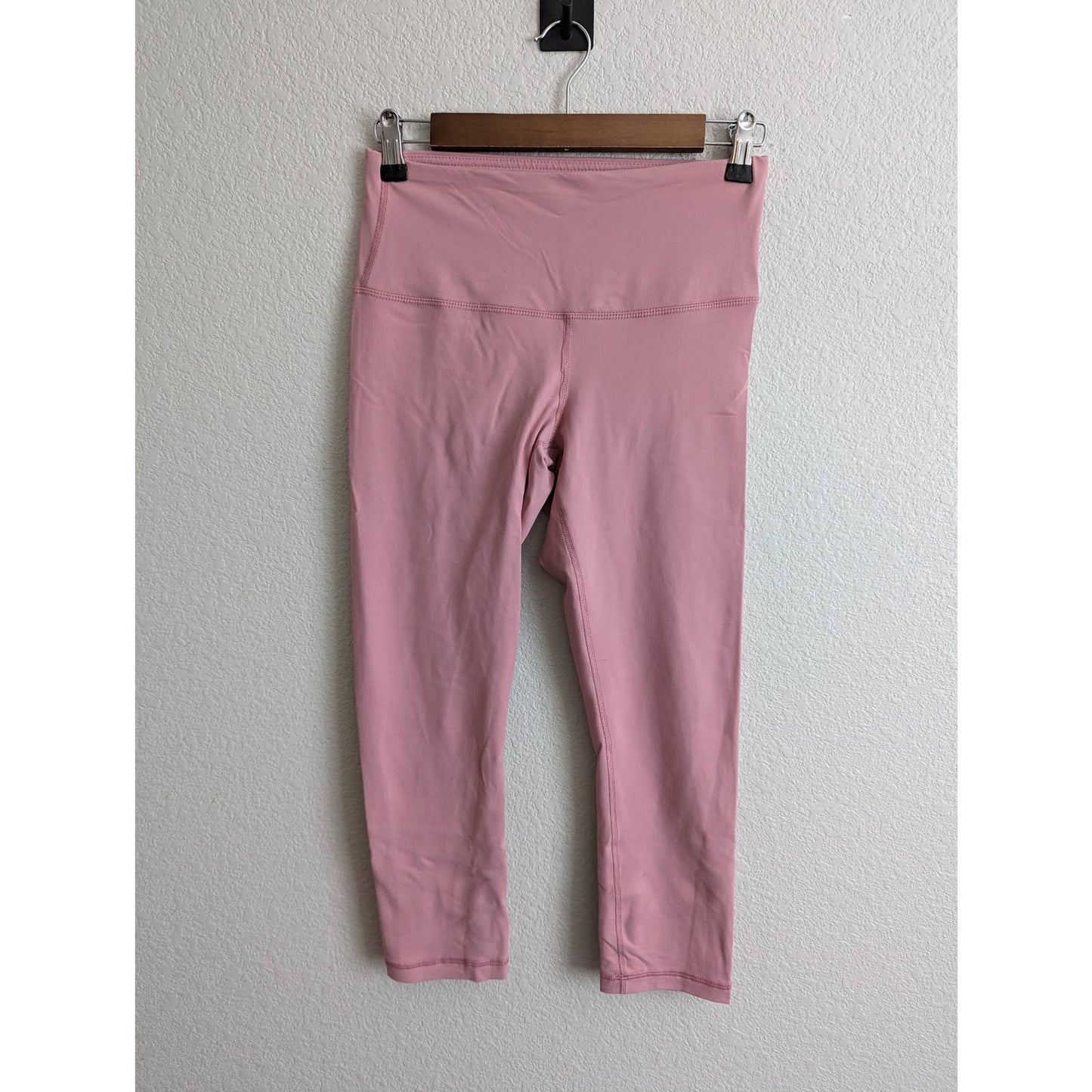 Leggings de compresión recortados rosados de 90 grados por Reflex para mujer Sz S