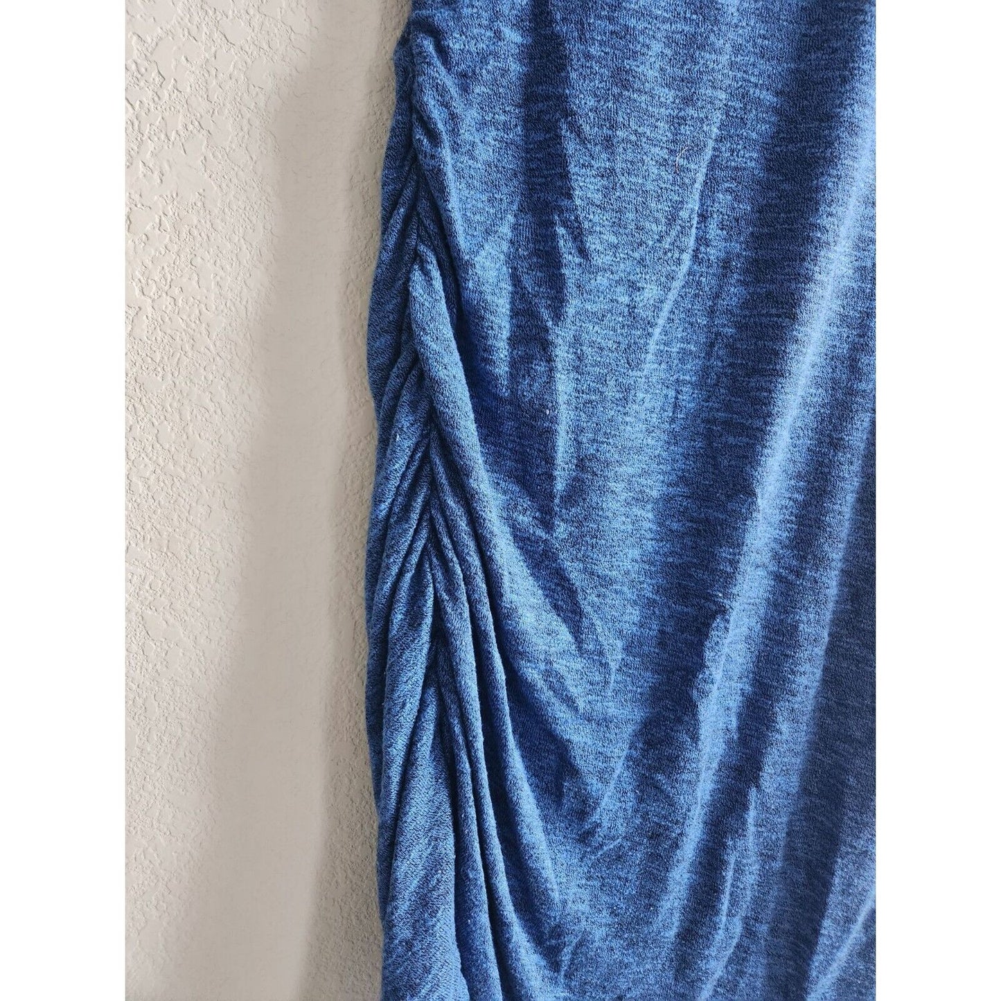Mossimo Womens Sz S Fitted T Shirt Dress Blue Short Sleeve