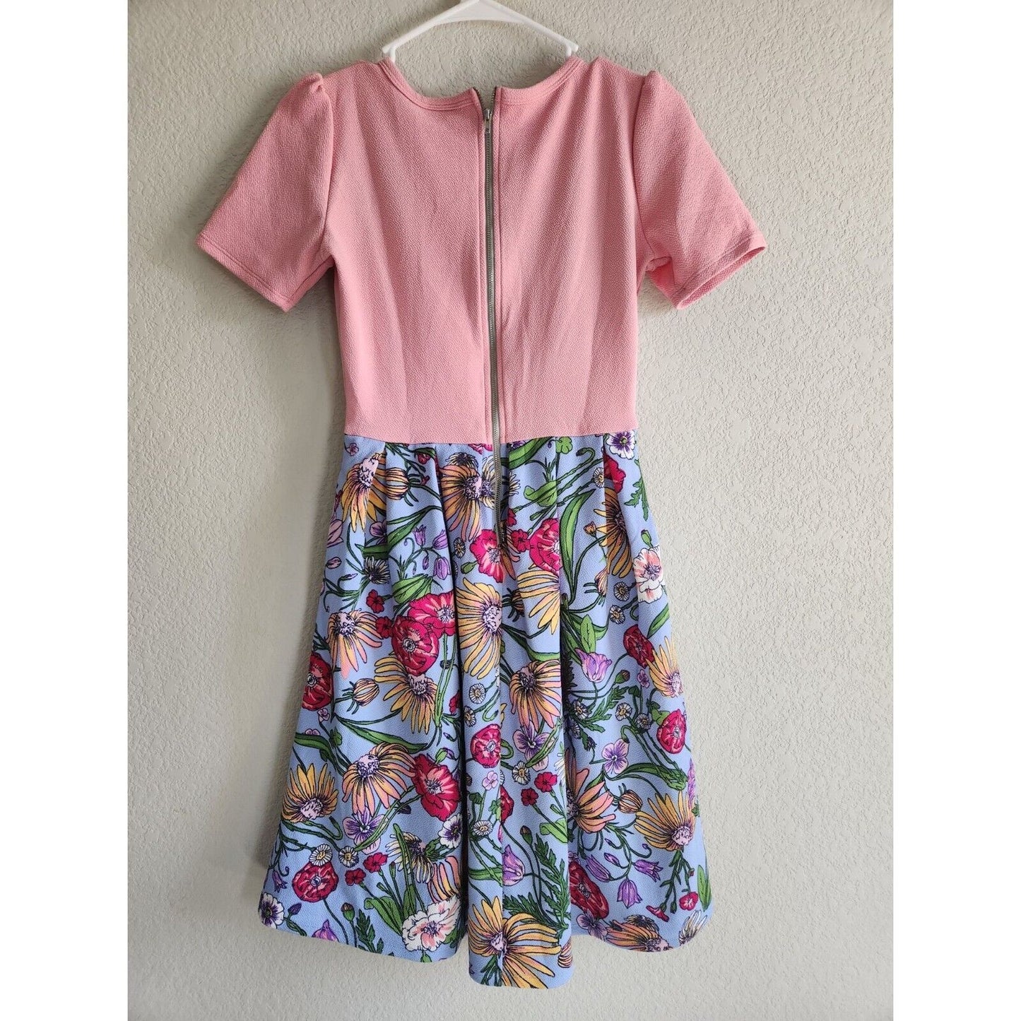 Lularoe Womens Sz XS Knee Length Dress Pink Spring Floral
