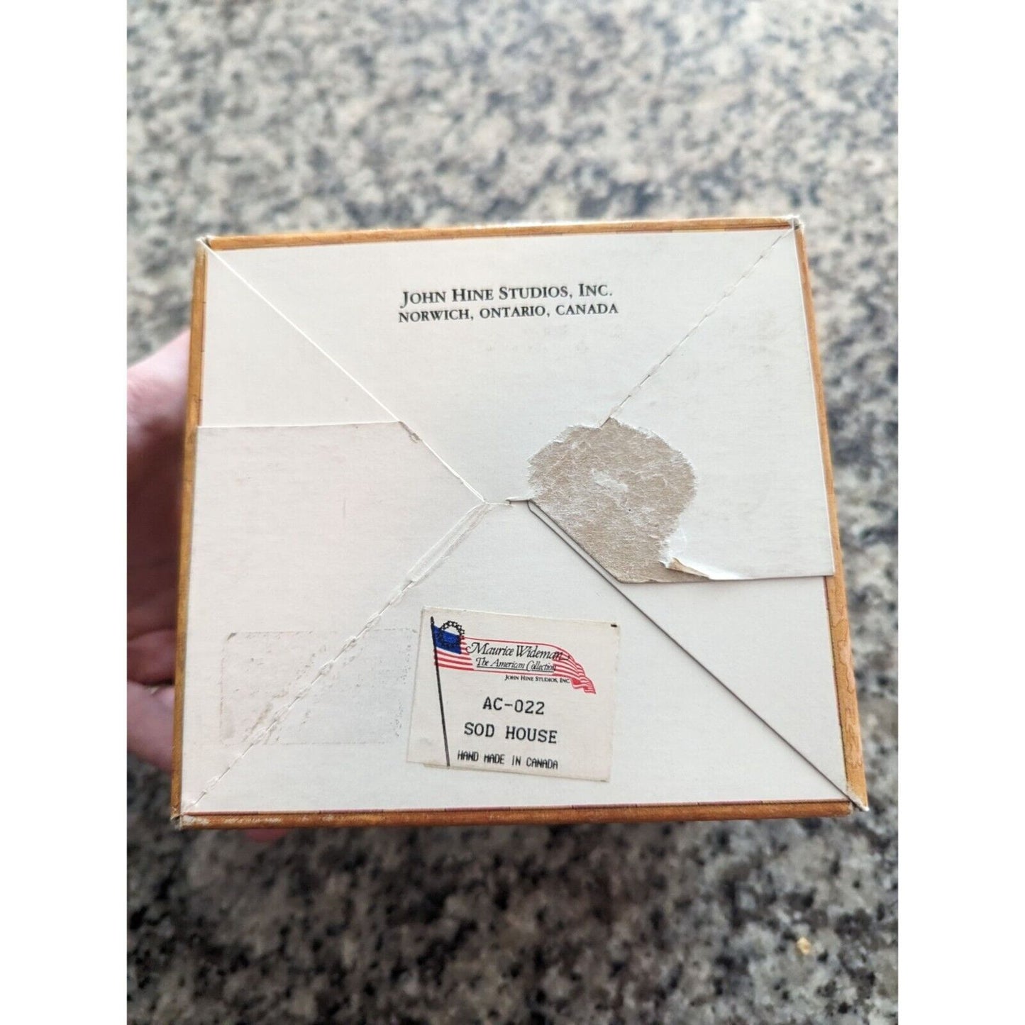 David Winter John Hine American Collection Sod House NEW