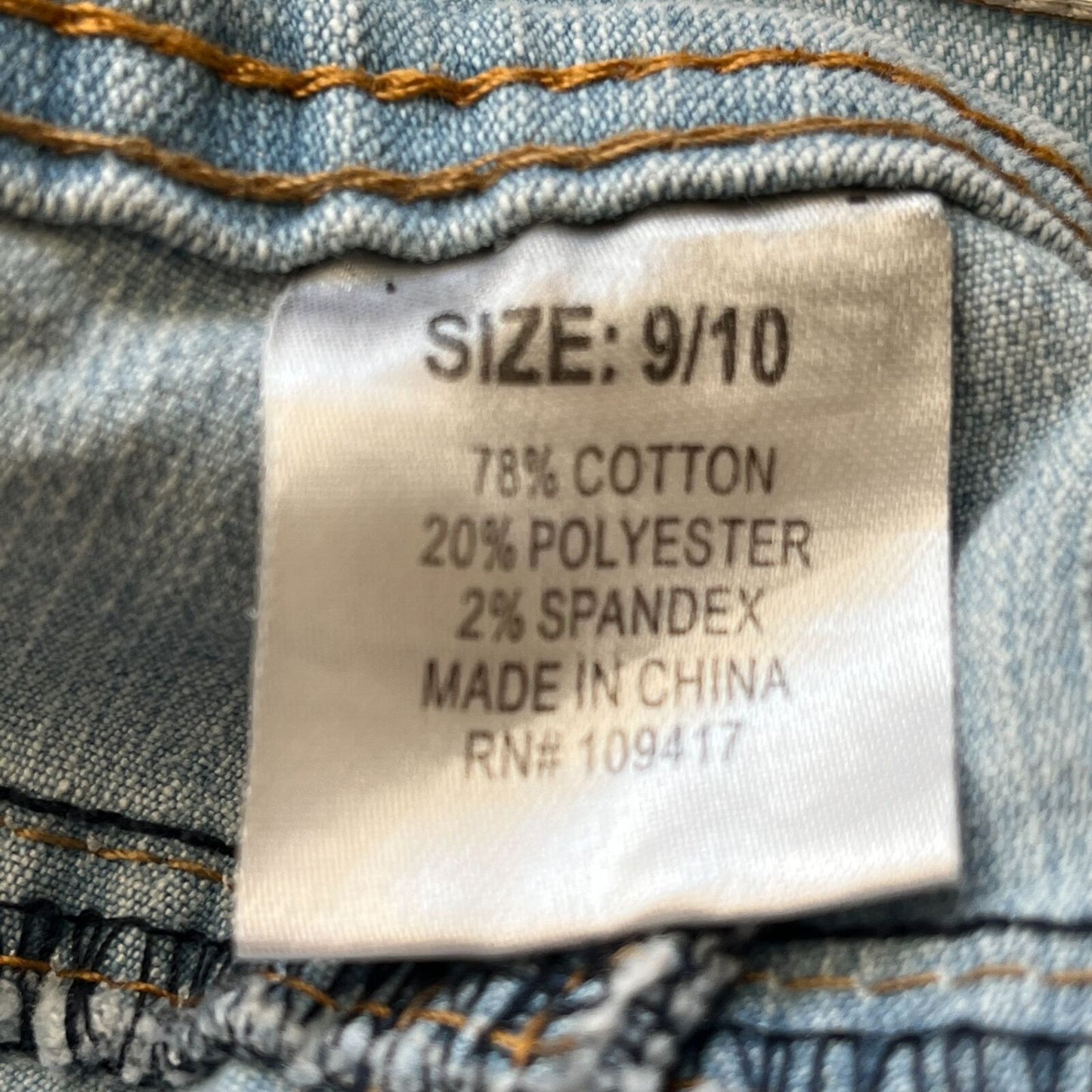 Vintage Mecca Femme Womens Sz 10 Bootcut Jeans Light Blue Wash