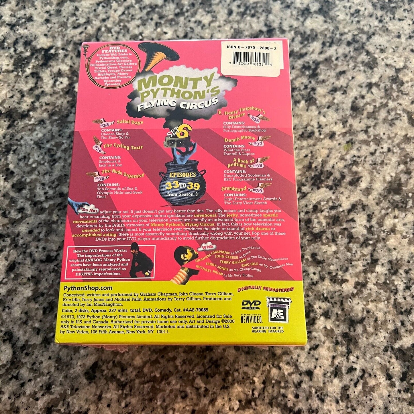 Monty Python Flying Circus Season 3 DVD Set 5 NEw Sealed