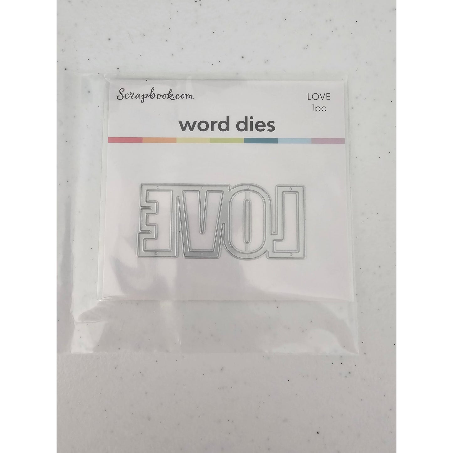 Scrapbook Word Dies Block Word Love Steel Craft Die