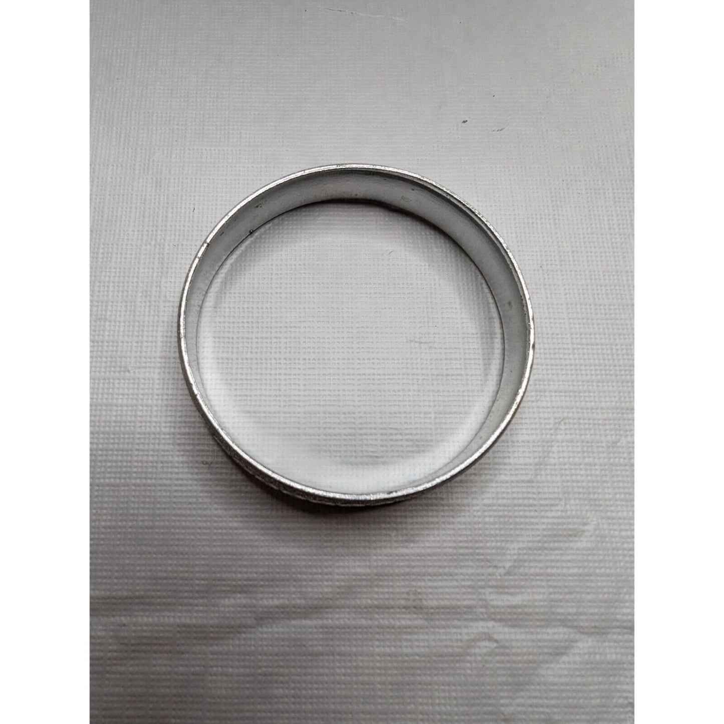 Oktoberfest Bangle Bracelet German Silver Tone Stucco Texture