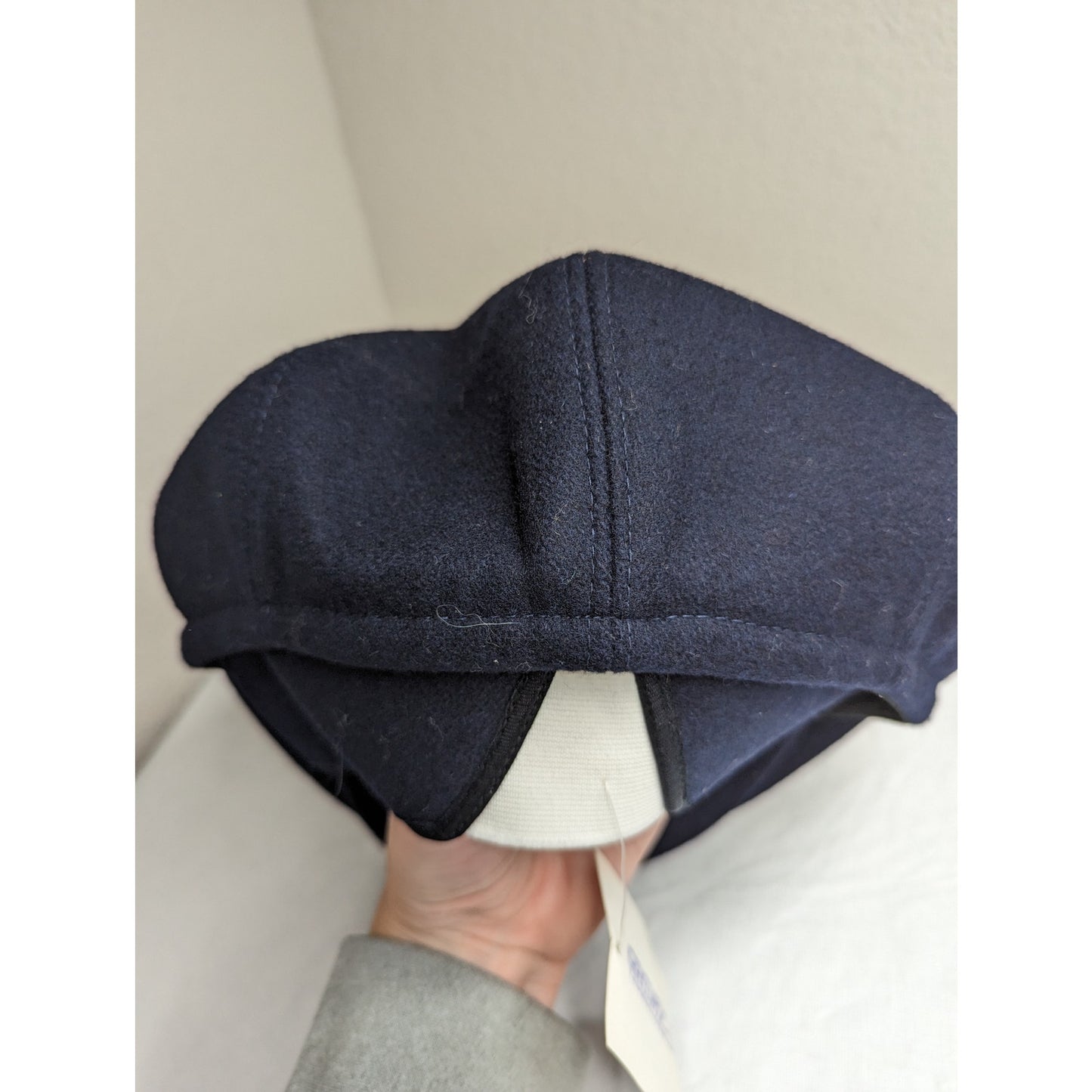 Vintage Century 21 Promotions Aspen CO Blue Wool Cap Hat Ear flaps