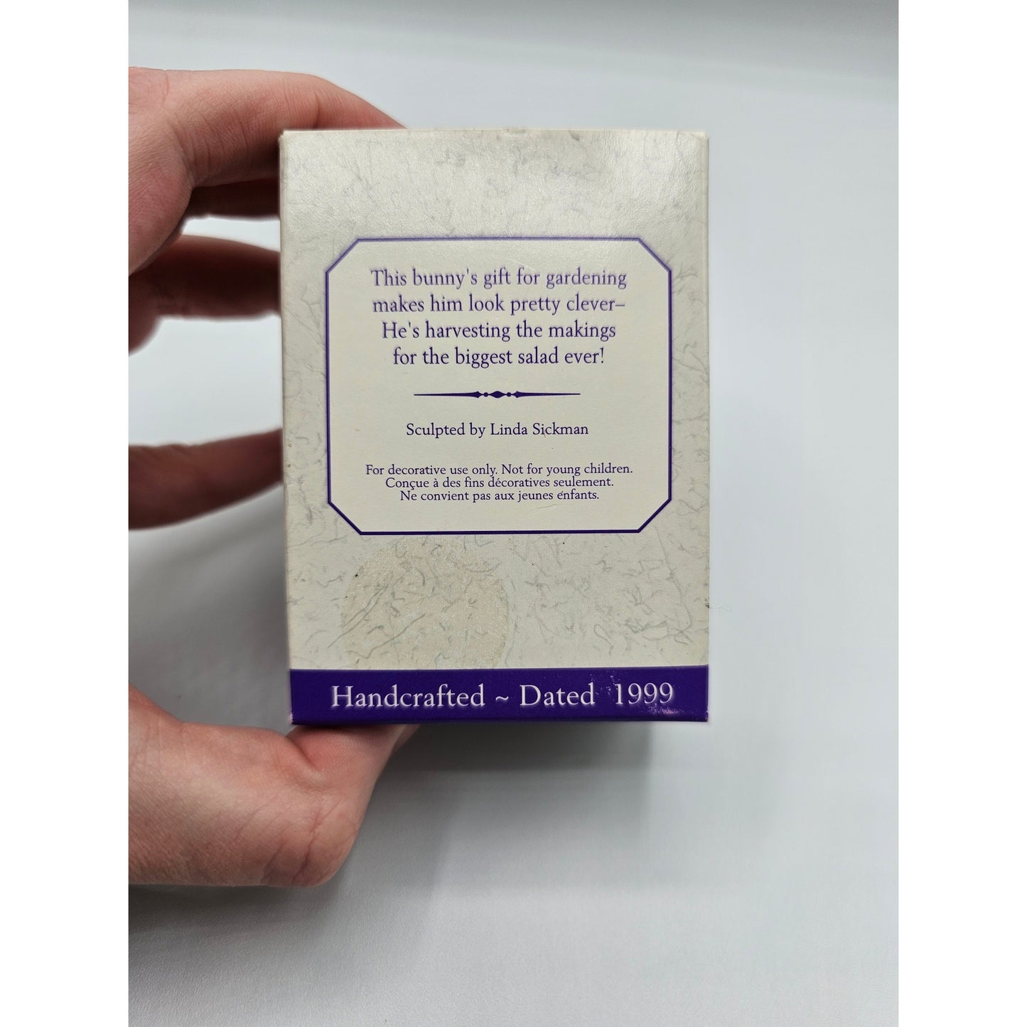 Hallmark Keepsake Christmas Ornament Springtime Harvest Easter Bunny Rabbit