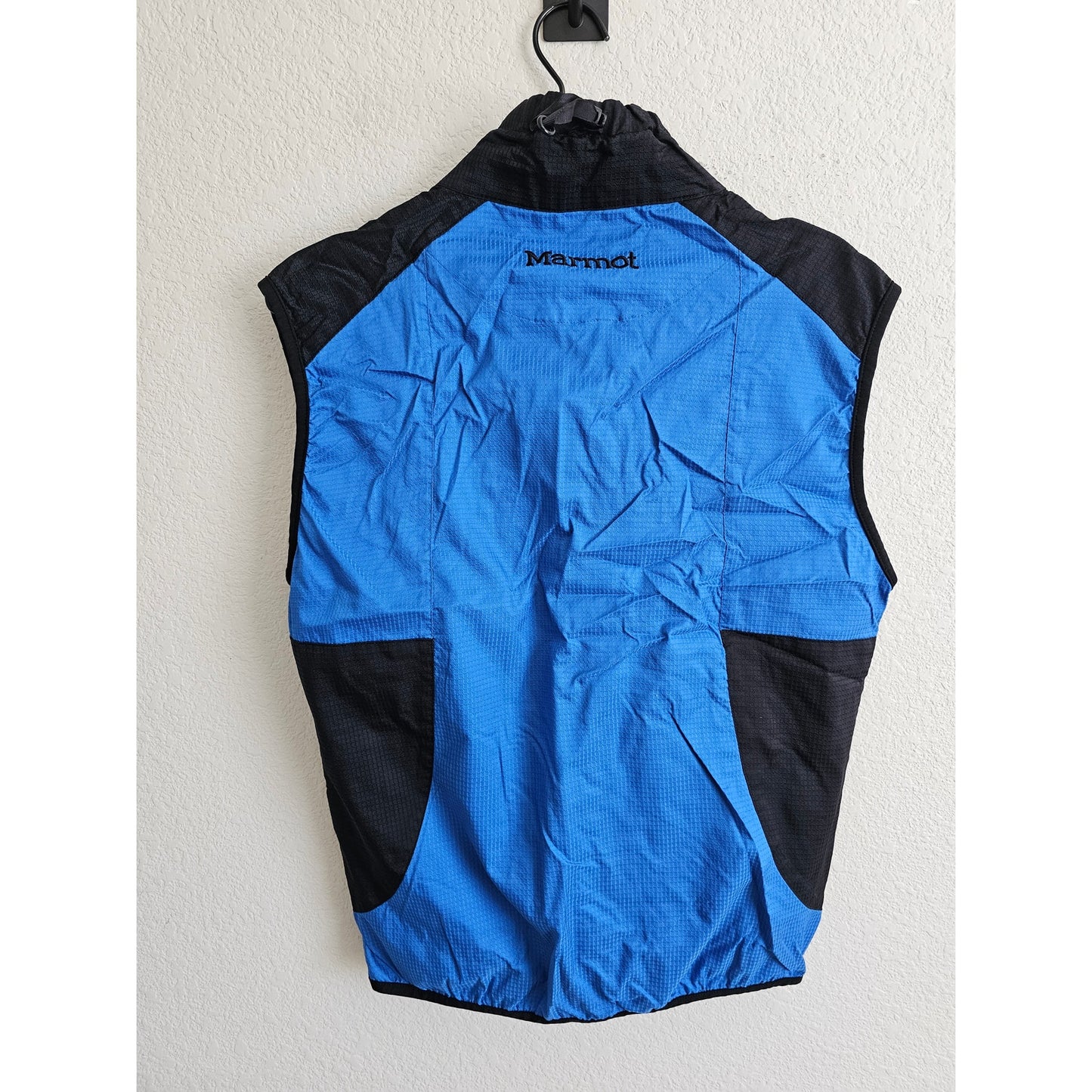 Marmot Activent Womens Sz S Nylon Vest Black Blue Zip Up