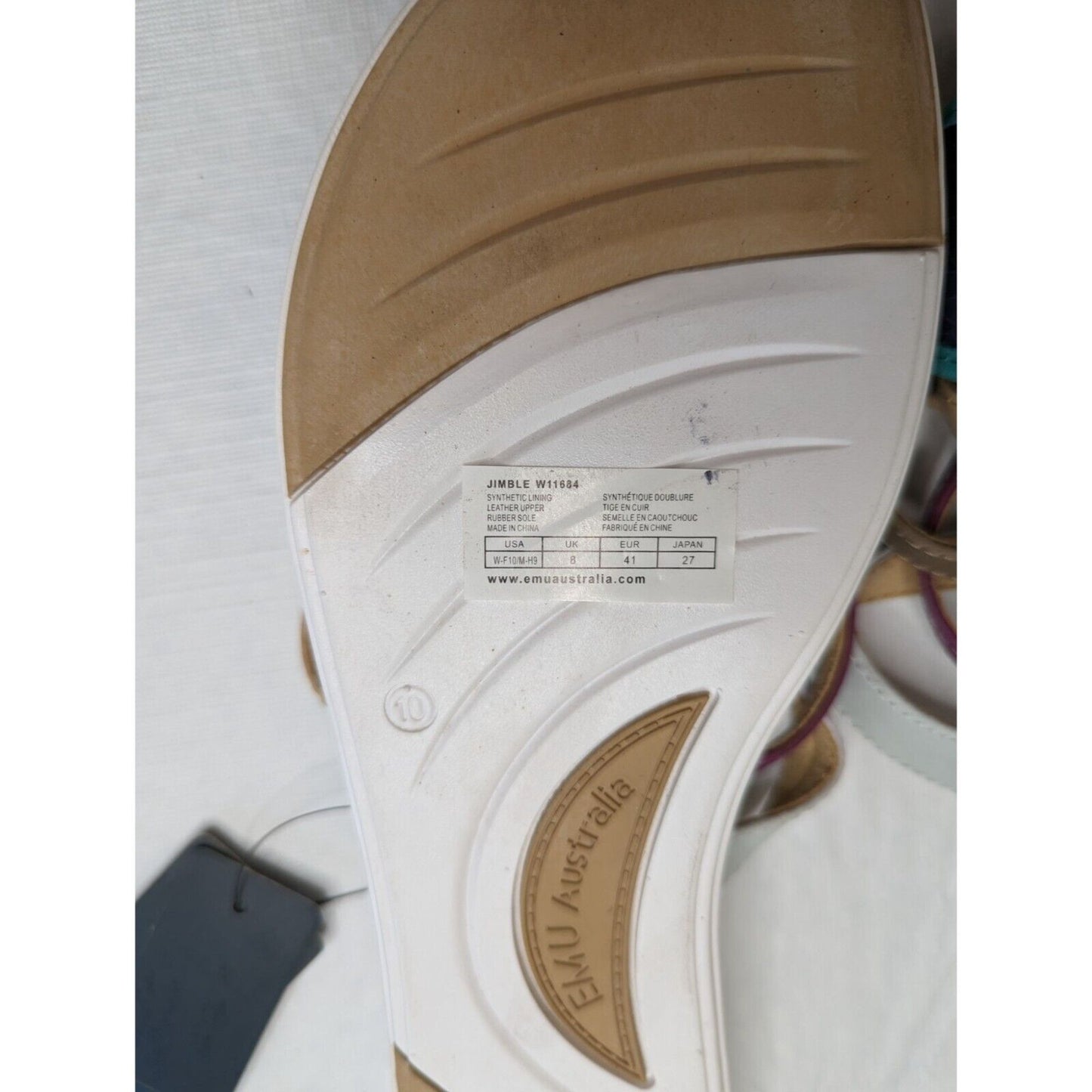 Emu Australia Womens Sz 9-10 Slip On sandals Strappy Jimble NEW