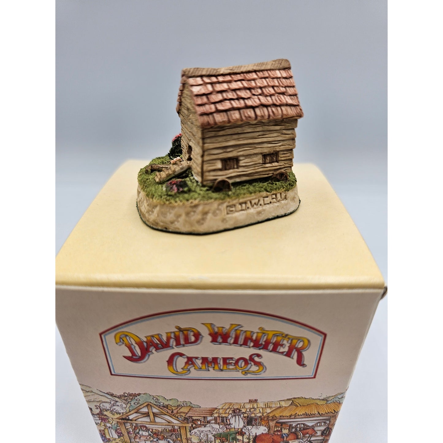 David Winter Cameos Poultry Ark 1991 Hand Made And Painted With Box And COA