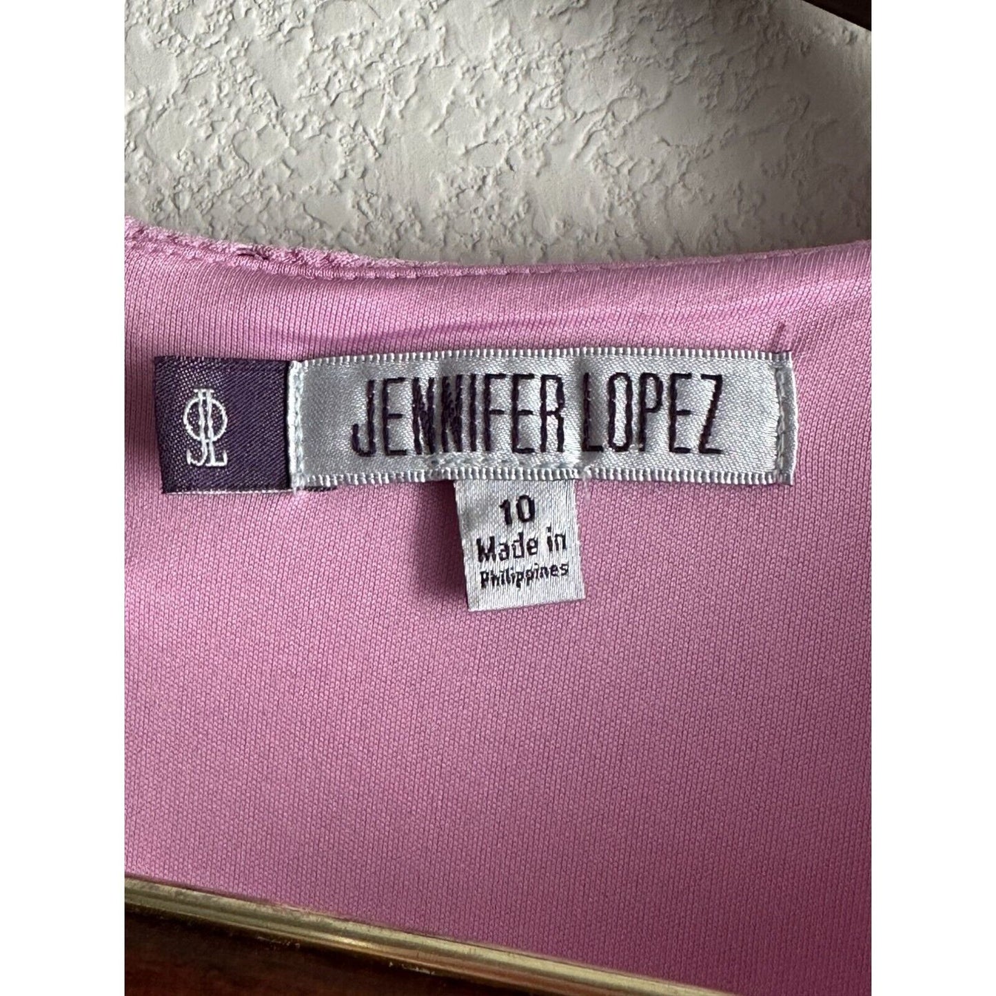Jennifer Lopez Womens Sz 10 Light Purple Knee Length A Line Dress