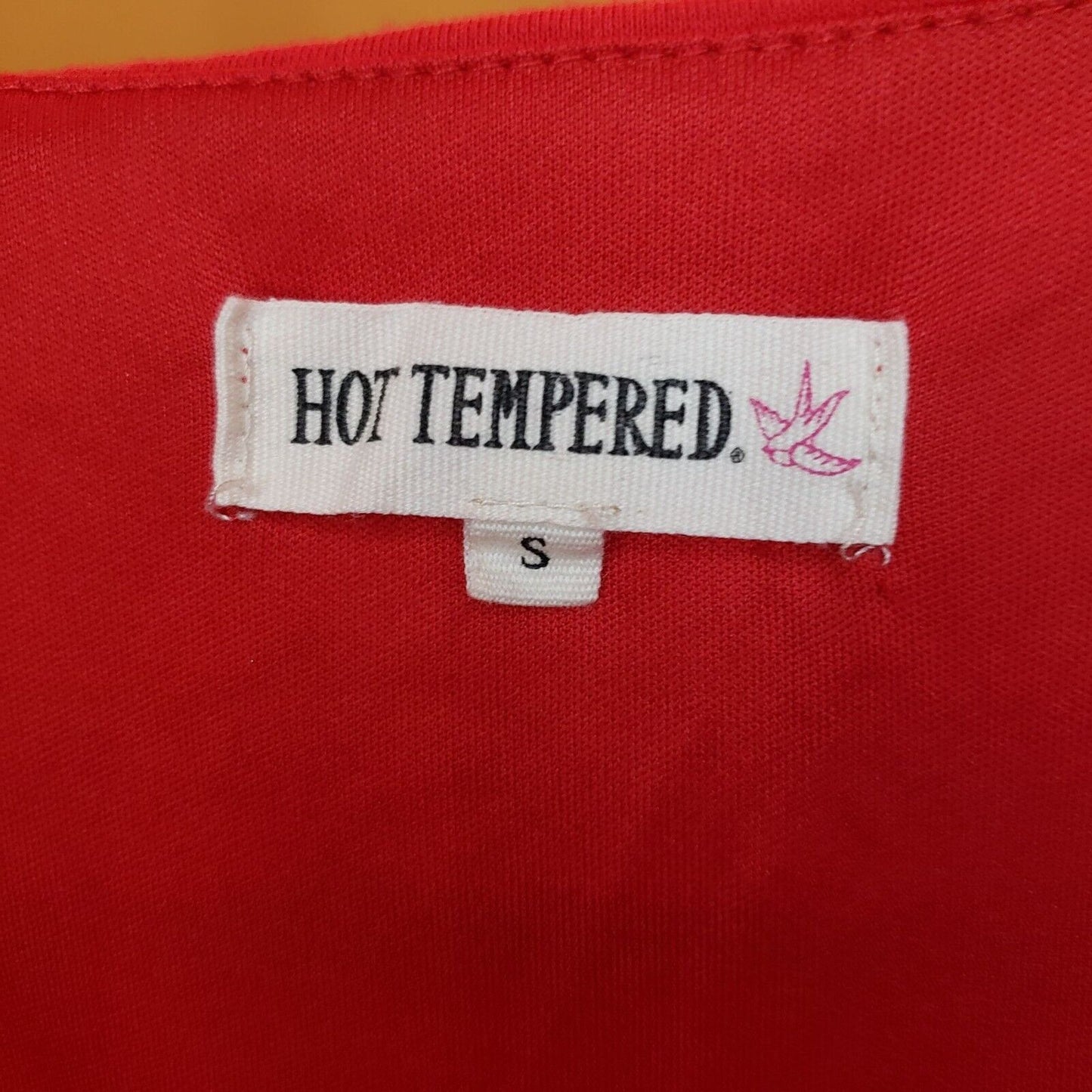 Hot Tempered Womens Sz S Solid Bright Red Maxi Dress