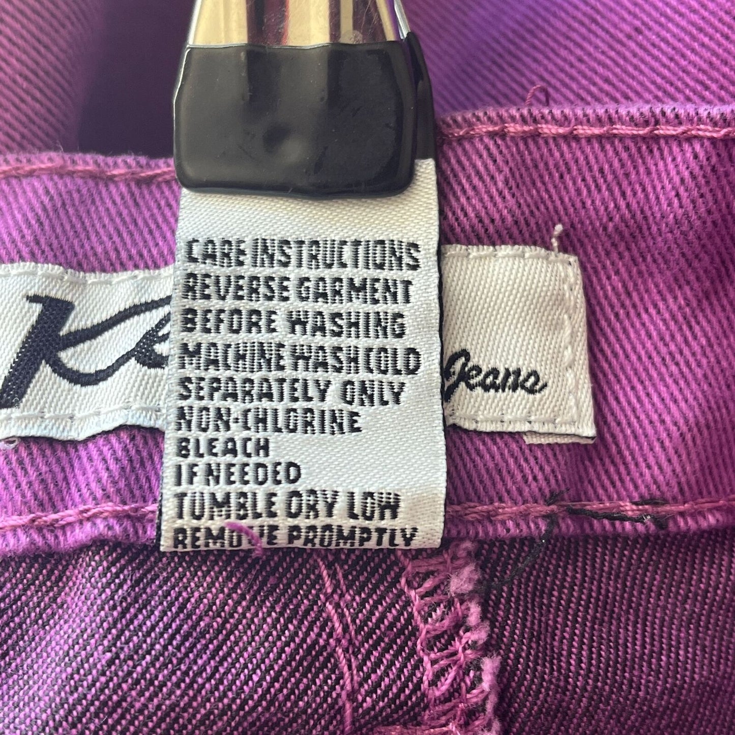 Vintage Y2K Klip Jeans Juniors Sz 11 Purple Jeans Slim Leg