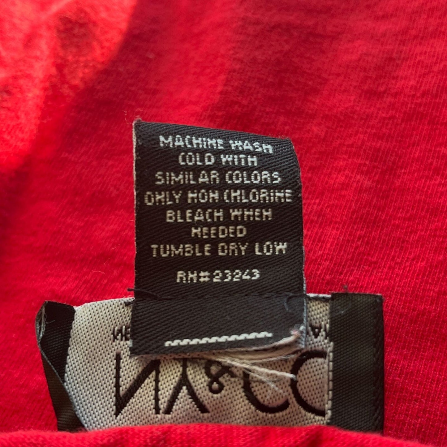 New York & Company Womens Sz M 100% Cotton Red Shirt Dress