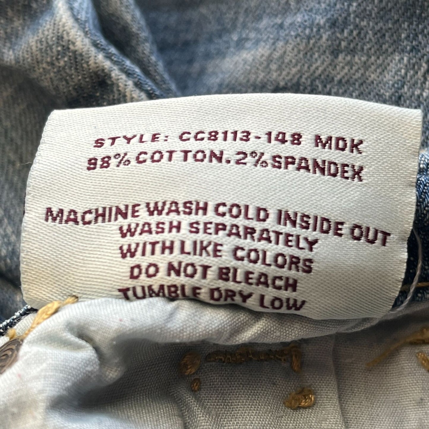 Chiqle Womens Sz 0 Denim Architect Skinny Jeans Medium Wash