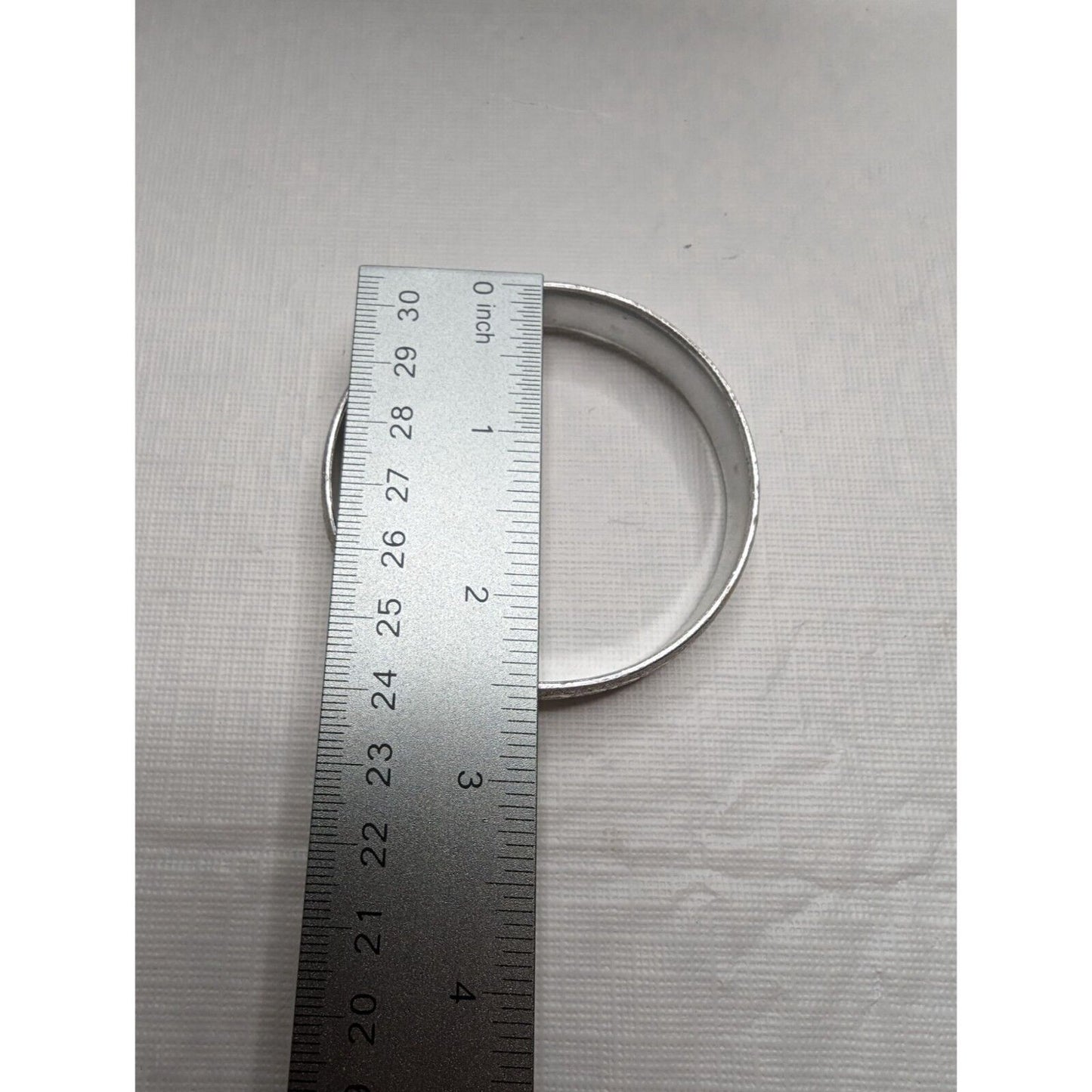 Oktoberfest Bangle Bracelet German Silver Tone Stucco Texture