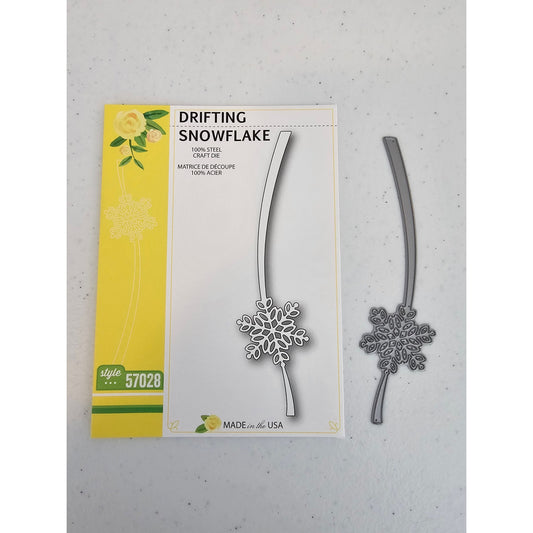 Birch Press Design Drifting Snowflake Steel Die Style 57028