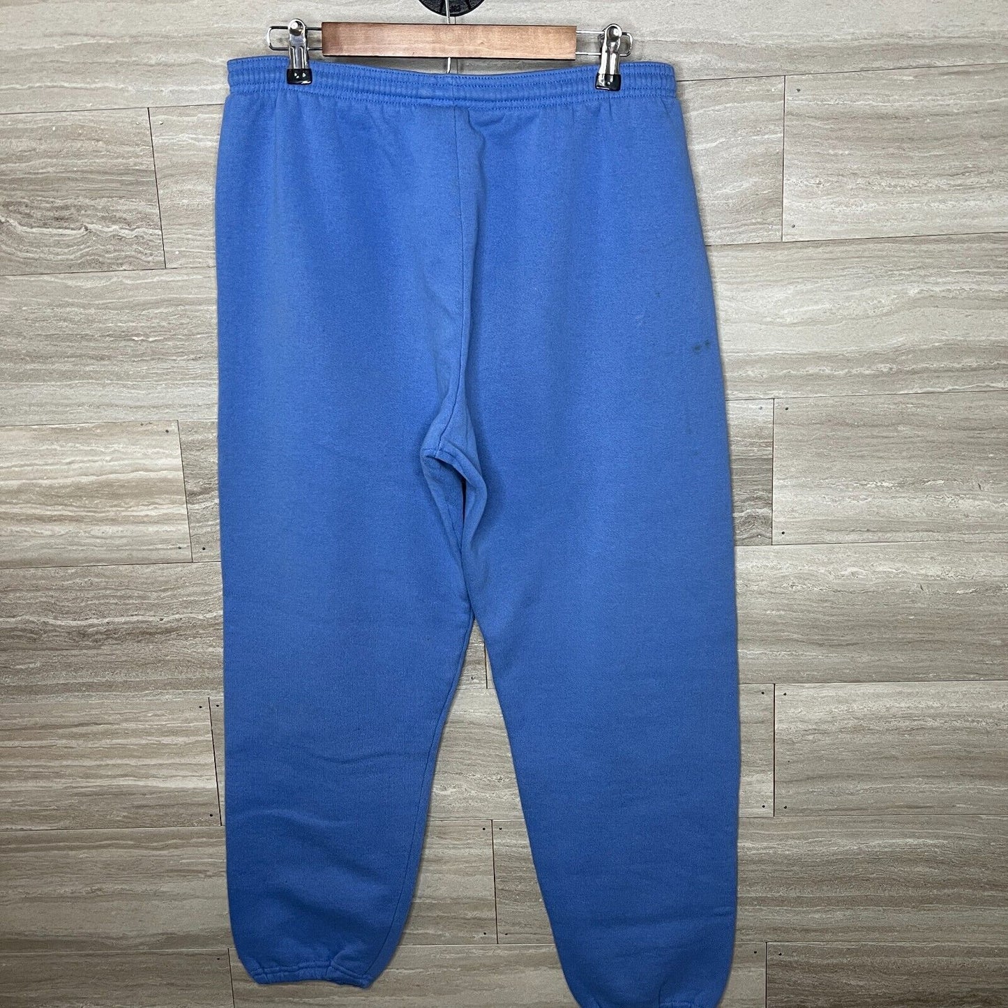 Vintage 1980s Womens Sz L Jogger Sweatpants Cheetah For Mervyns Blue