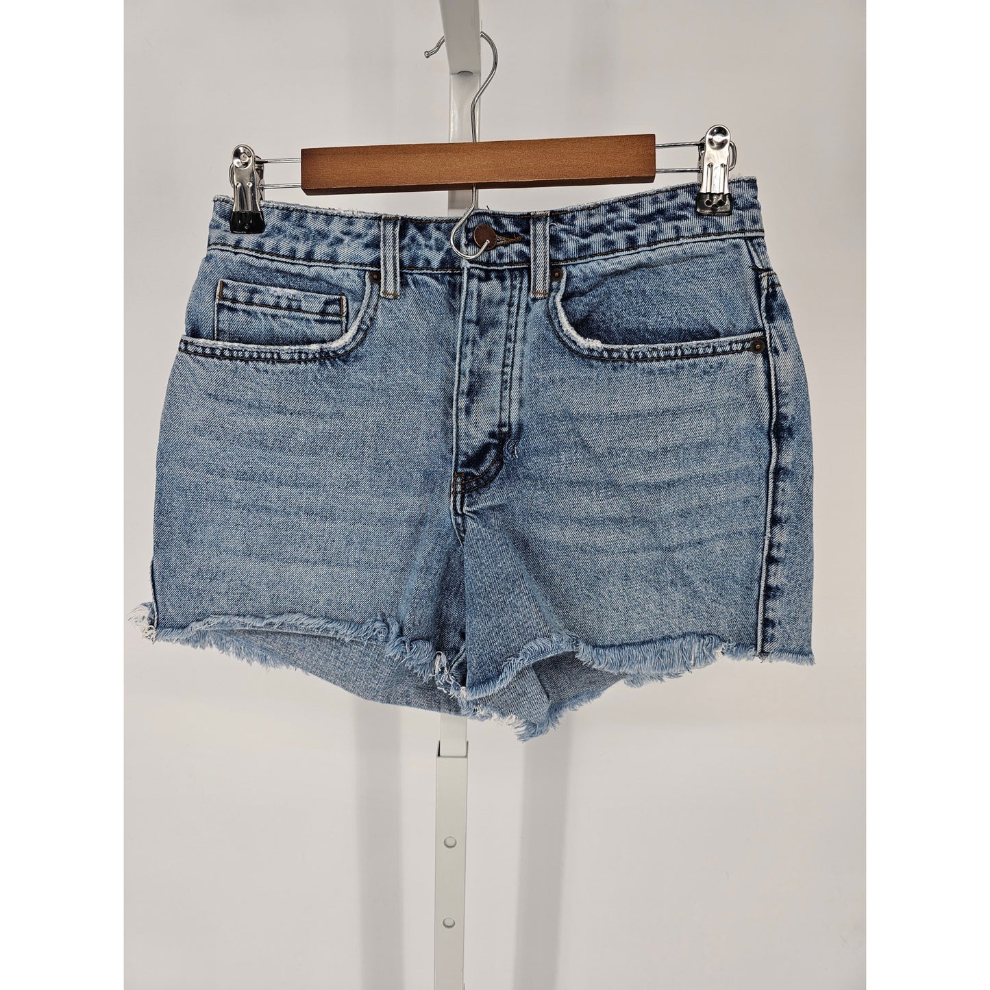 Vintage Y2K O'neill Womens Sz 27 Cutoff Blue Jean Denim Shorts Distressed