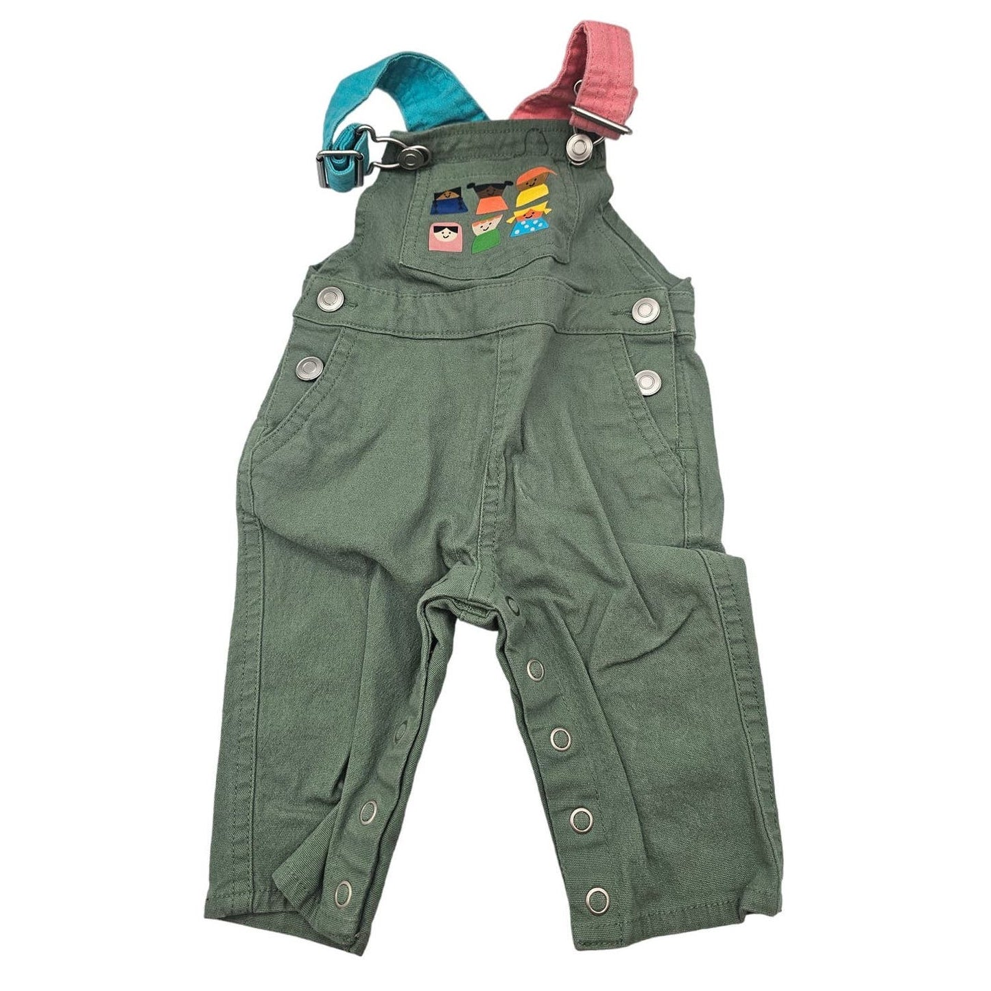 Baby Kids-Print Overalls - Christian Robinson x Target Green Size 3-6M