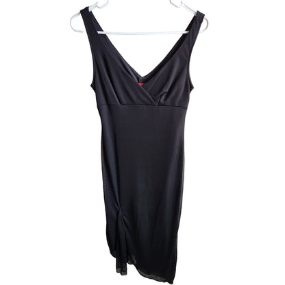 Vintage Ruby Rox Womens Sz M Vintage Asymmetrical Hem Dress Black