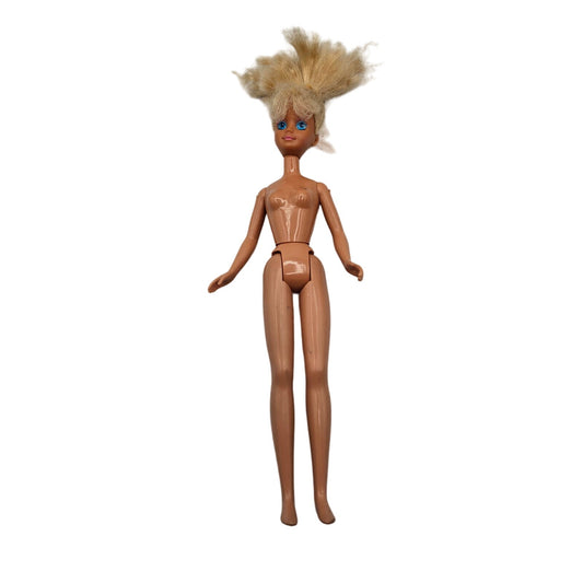 Vintage 1980s Barbie Skipper Doll Wet N Wild Blonde Hair Blue Eyes
