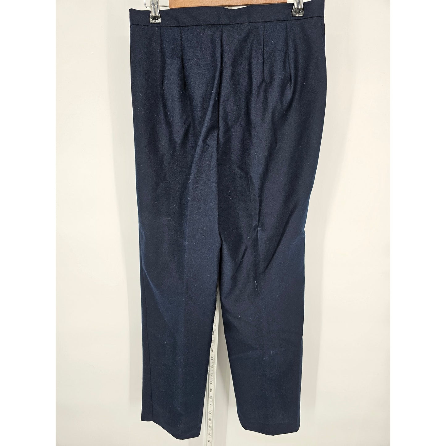 Vintage Dressbarn Womens Sz 8 Straight Leg Dress Pants Navy Blue