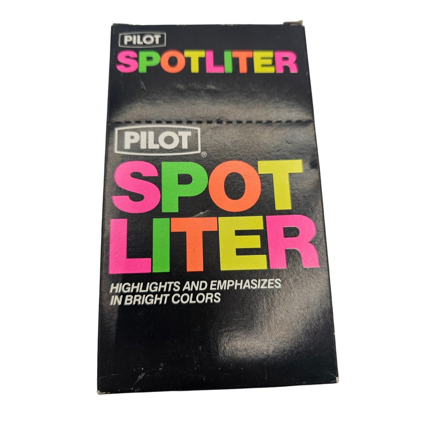 Vintage Set of 12 Pilot Spotliter Yellow Highlighters NEW