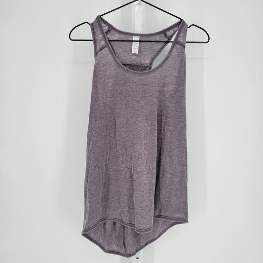 Marika Womens Sz L Loose Fit Racer Back Athletic Tank Top Light Purple