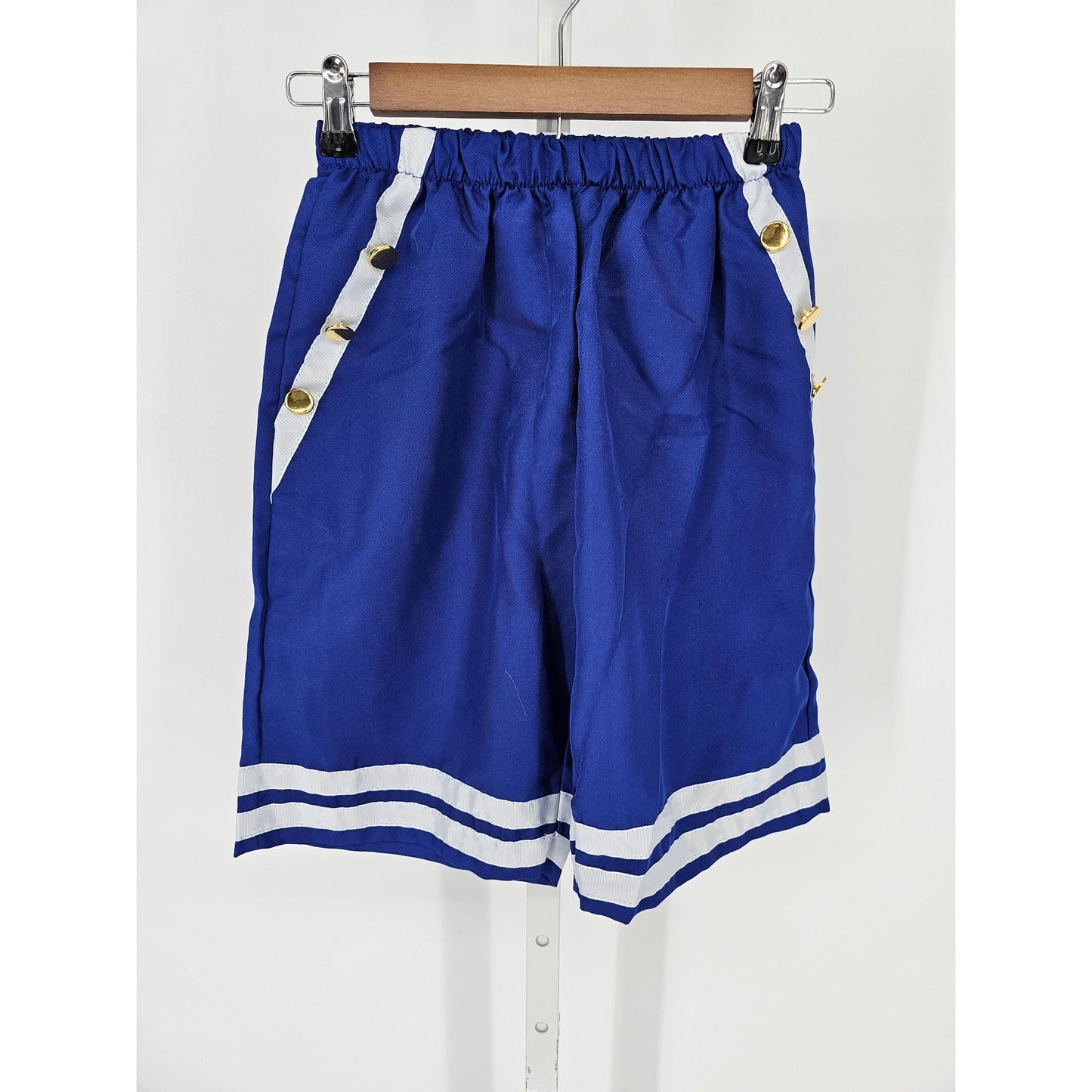 Stranger Things Womens Sz S Ice Cream Shop Costume Shorts Blue Gold
