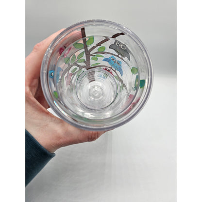 Tervis Insulated Plastic Tumbler NO LID Colorful Owl Print On Tree