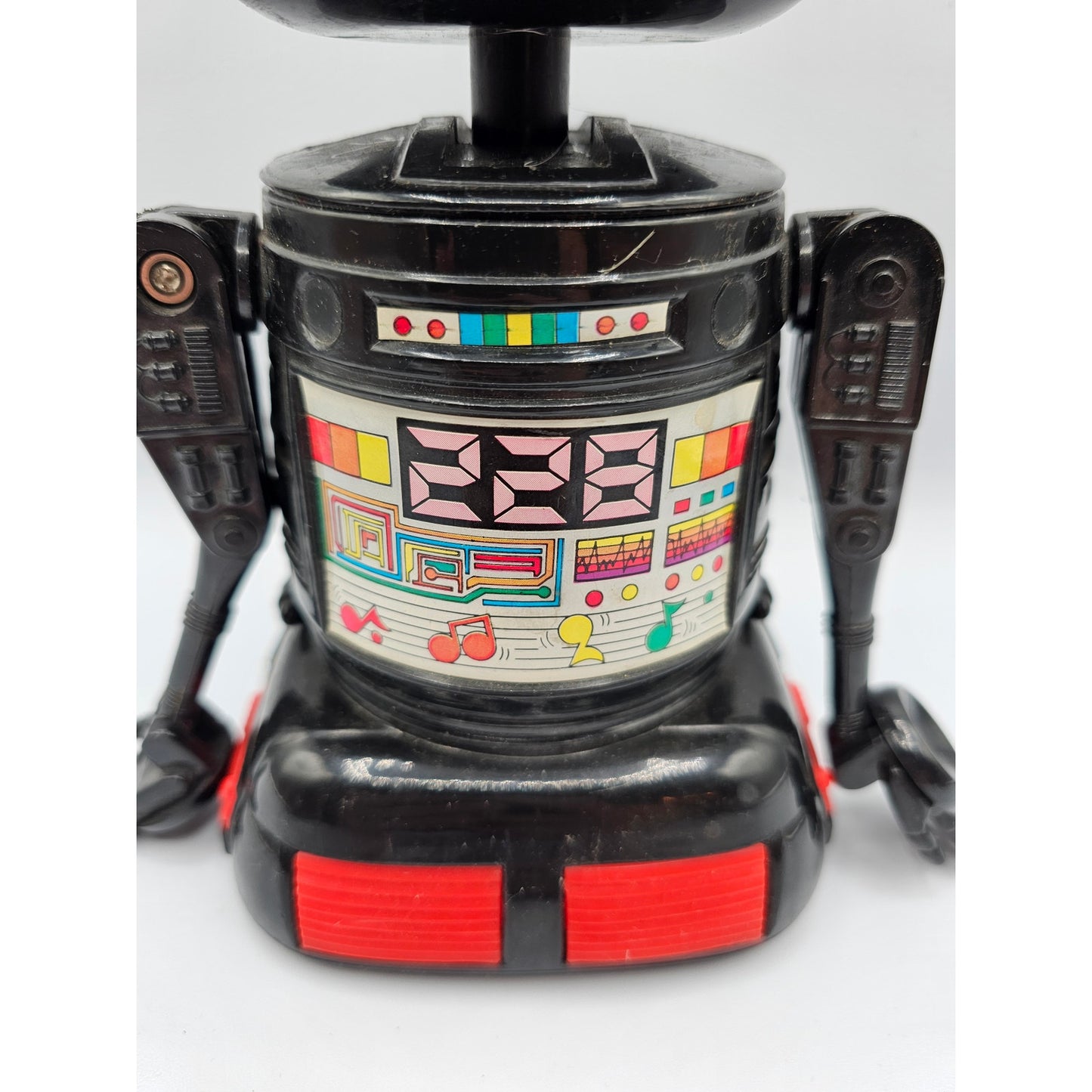 Blue-Box Dance-Bot 228 Robot Space Toy 1980s Droid Hong Kong Working Bot