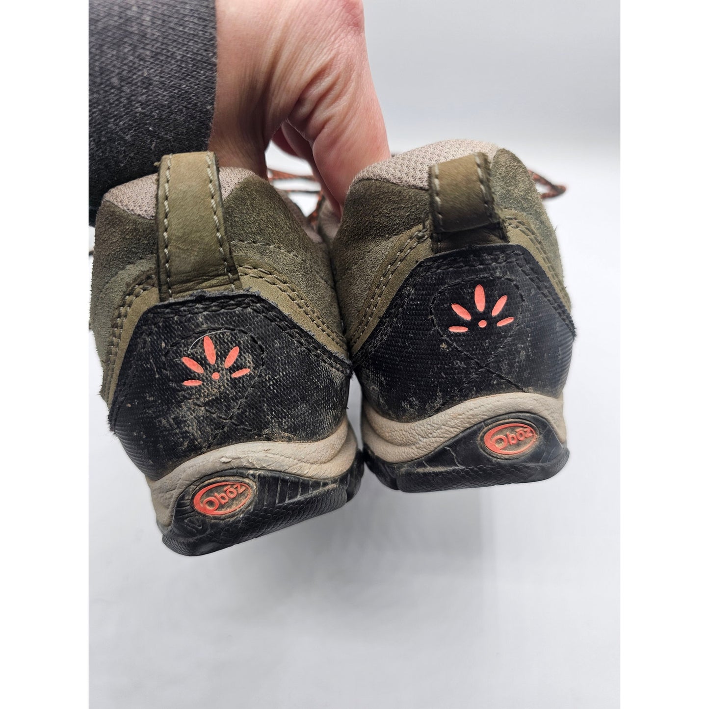 Oboz Juniper Women Low Running Trekking Hiking Trail Shoes Size 7.5 Green