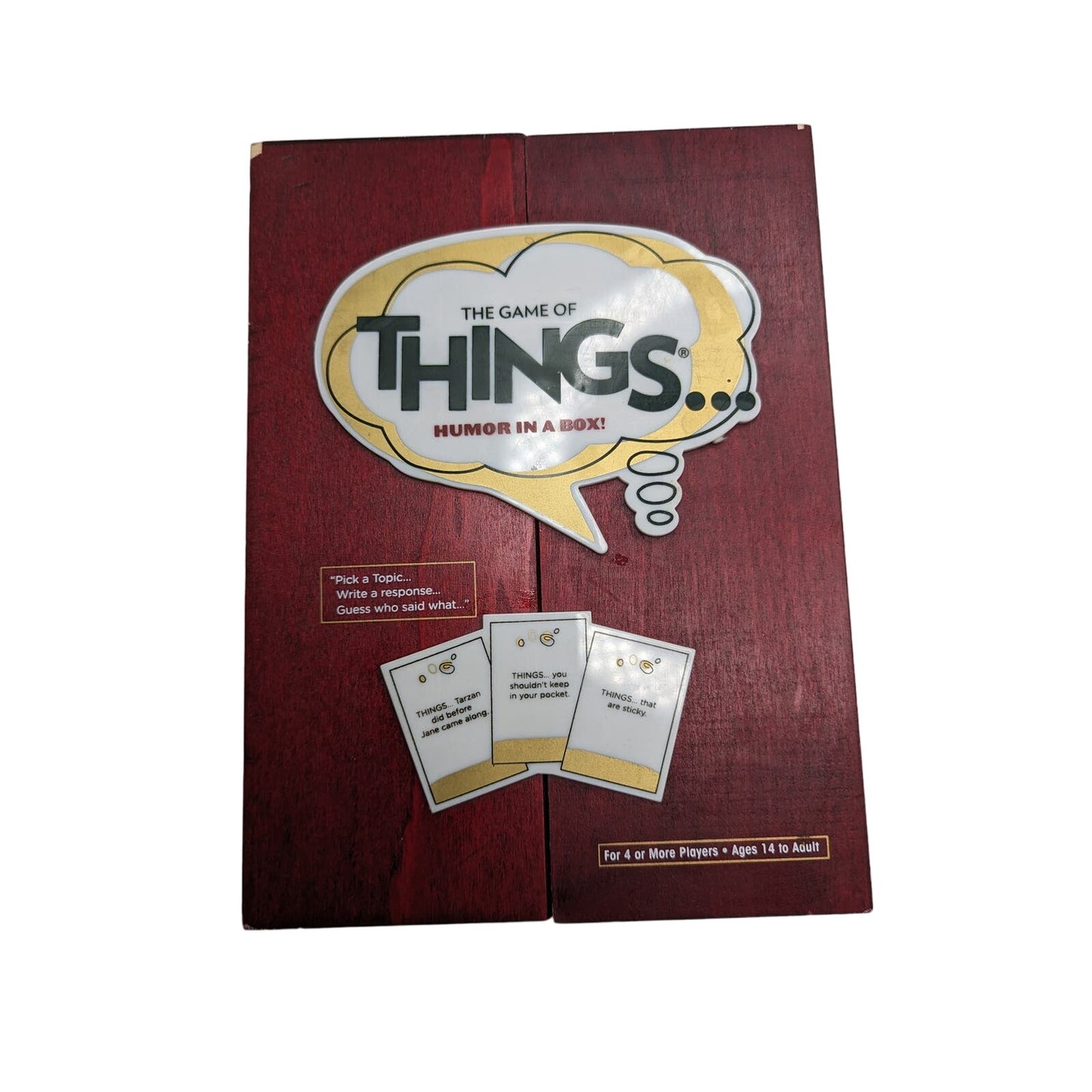 PlayMonster The Game of Things (Wooden Edition)