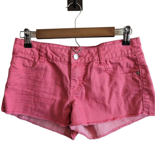 Celebrity Pink Juniors Sz 5 Bubblegum Pink Chino Denim Shorts