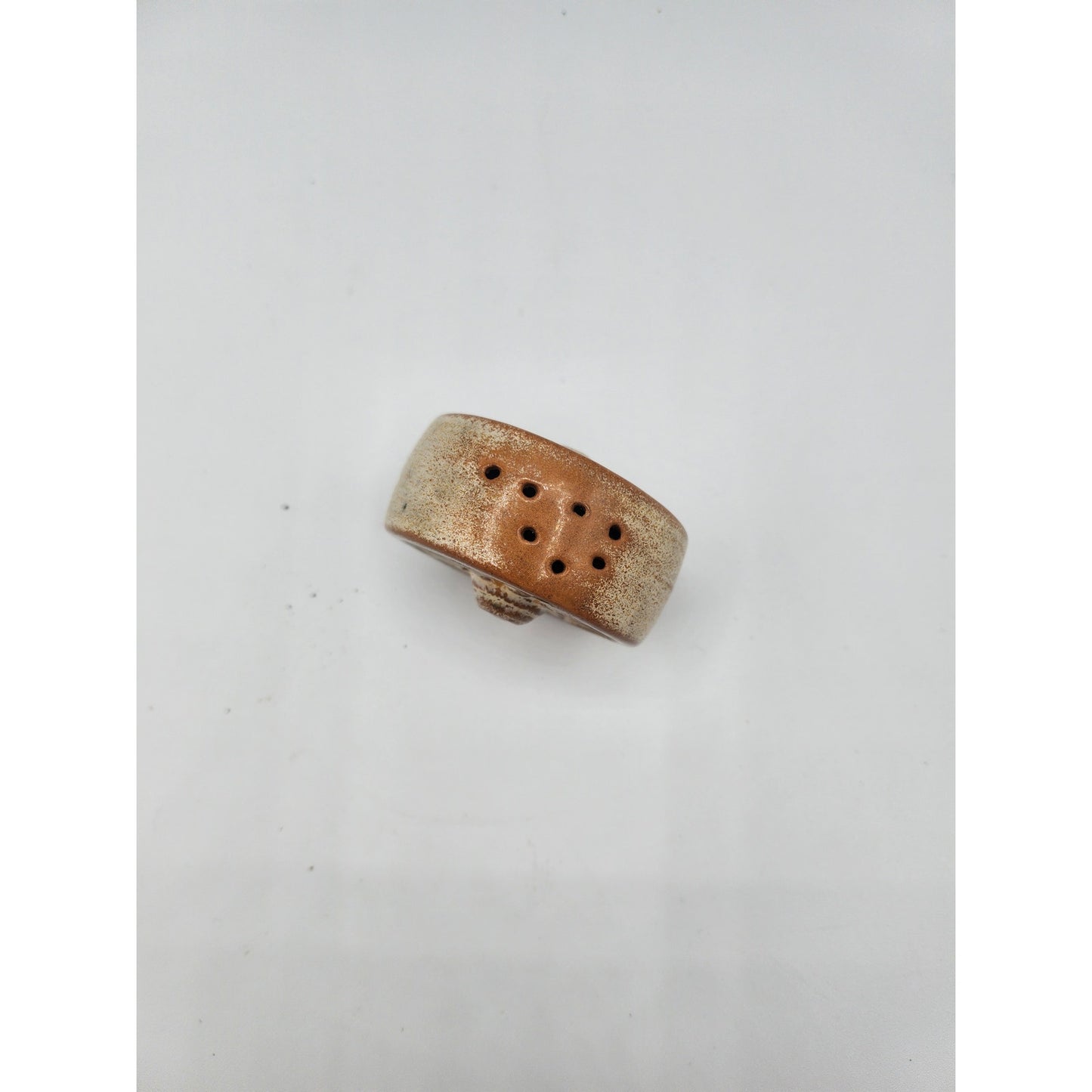 Frankoma Wagon Wheel Salt or Pepper Shaker Pottery Mid Century