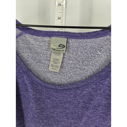 Champion Womens Sz XXL Long Sleeve Scoop Neck Lightweight Sweatshirt Purple