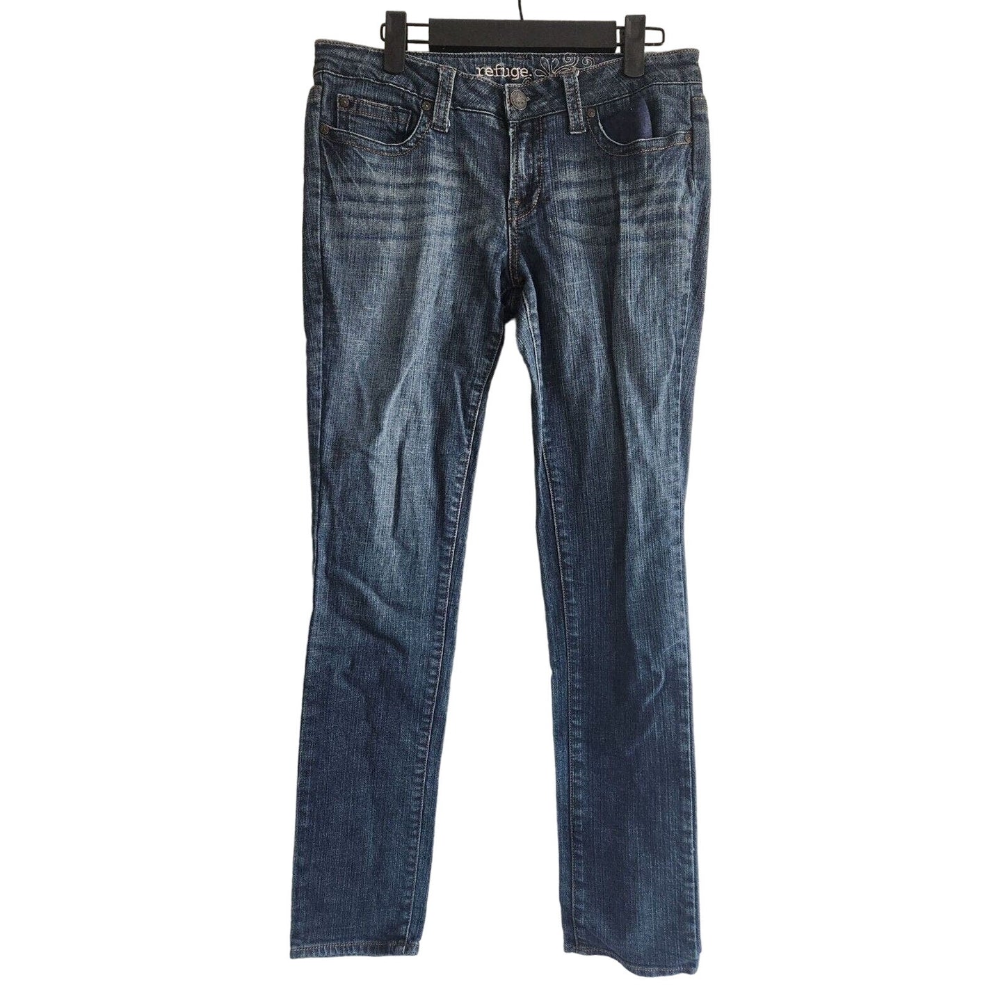 Refuge Juniors Sz 7 Medium Wash Bootcut Blue Jeans