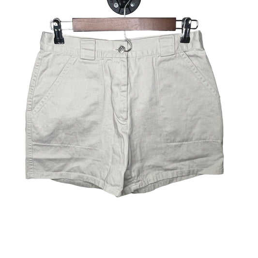Izod Womens Sz 8 100% Cotton Khaki Shorts Y2K Vintage