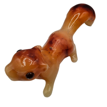 Vintage BRAND NEW Wax Squirrel Shaped Candle Unscented Figurine Candle 1980s