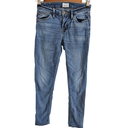 Hudson Crop Krista Super Skinny Jeans Size 25 Waist Stretch Denim