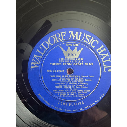 Vintage Themes from Great Films Waldore Music Hall MHK 33-1223 LP