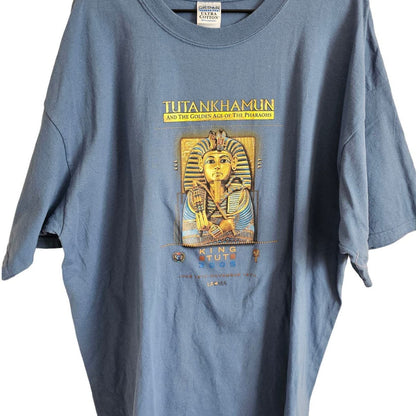 King Tut Tutankhamun and the Golden Age of the Pharaohs Mens Sz XXL T Shirt