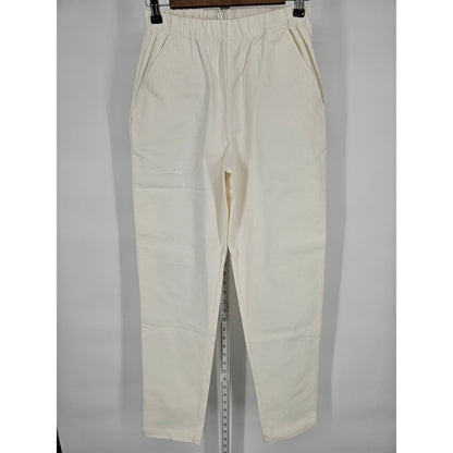 Vintage 1990s American Sweetheart Womens Sz S Pull On High Waist Pants White